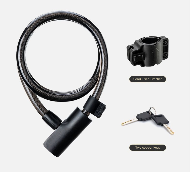 Lucchetto per bicicletta portatile